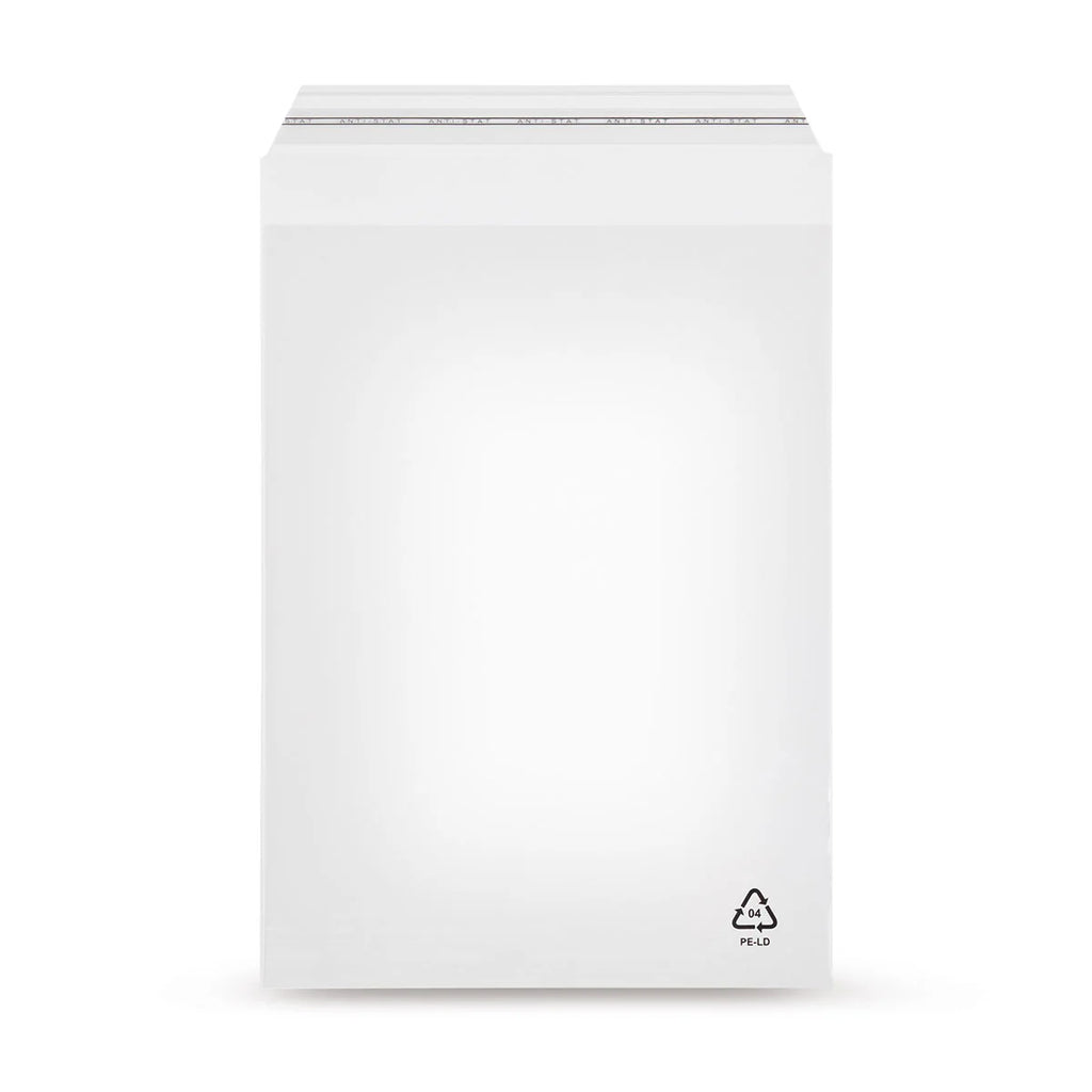 LDPE-Adhäsionsverschlussbeutel mit abgeschrägter Klappe ohne Luftloch (50 - 70 µm)