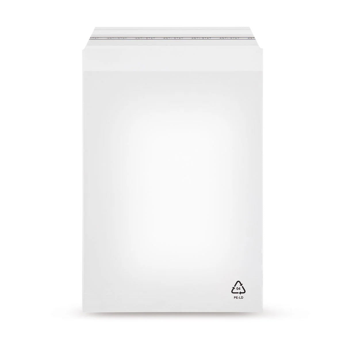 LDPE-Adhäsionsverschlussbeutel mit abgeschrägter Klappe ohne Luftloch (50 - 70 µm)