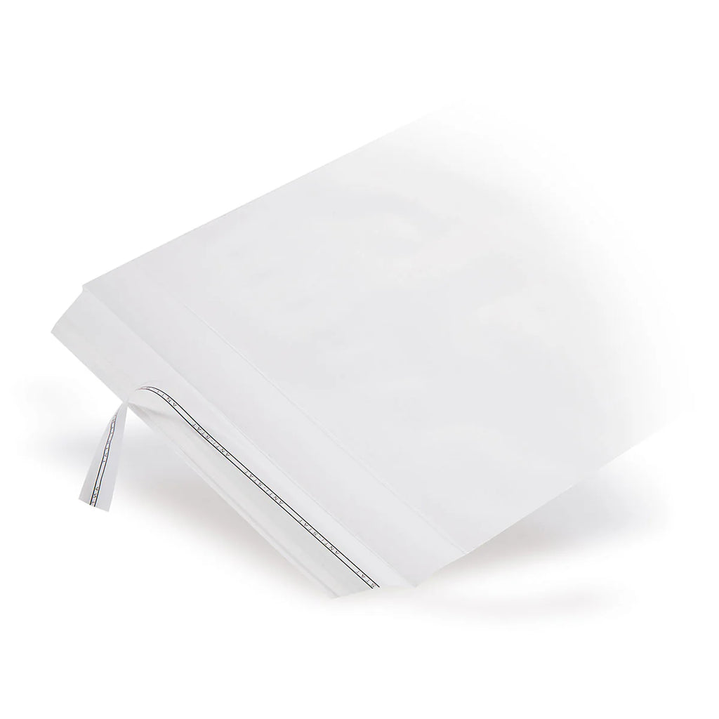 LDPE-Adhäsionsverschlussbeutel mit abgeschrägter Klappe ohne Luftloch (50 - 70 µm)