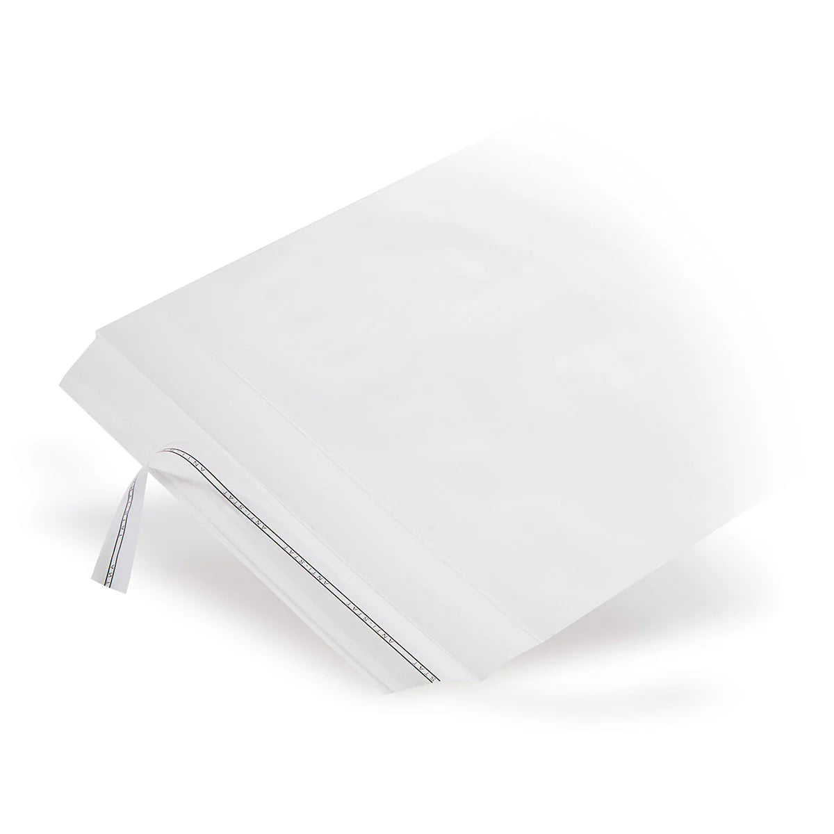 LDPE-Adhäsionsverschlussbeutel mit abgeschrägter Klappe ohne Luftloch (50 - 70 µm)