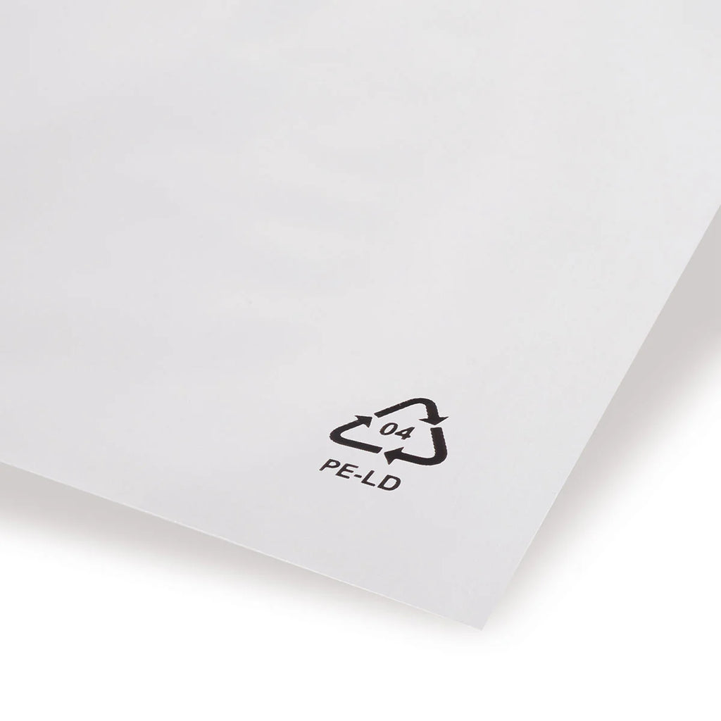 LDPE-Adhäsionsverschlussbeutel mit abgeschrägter Klappe ohne Luftloch (50 - 70 µm)