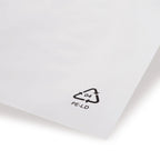 LDPE-Adhäsionsverschlussbeutel mit abgeschrägter Klappe ohne Luftloch (50 - 70 µm)