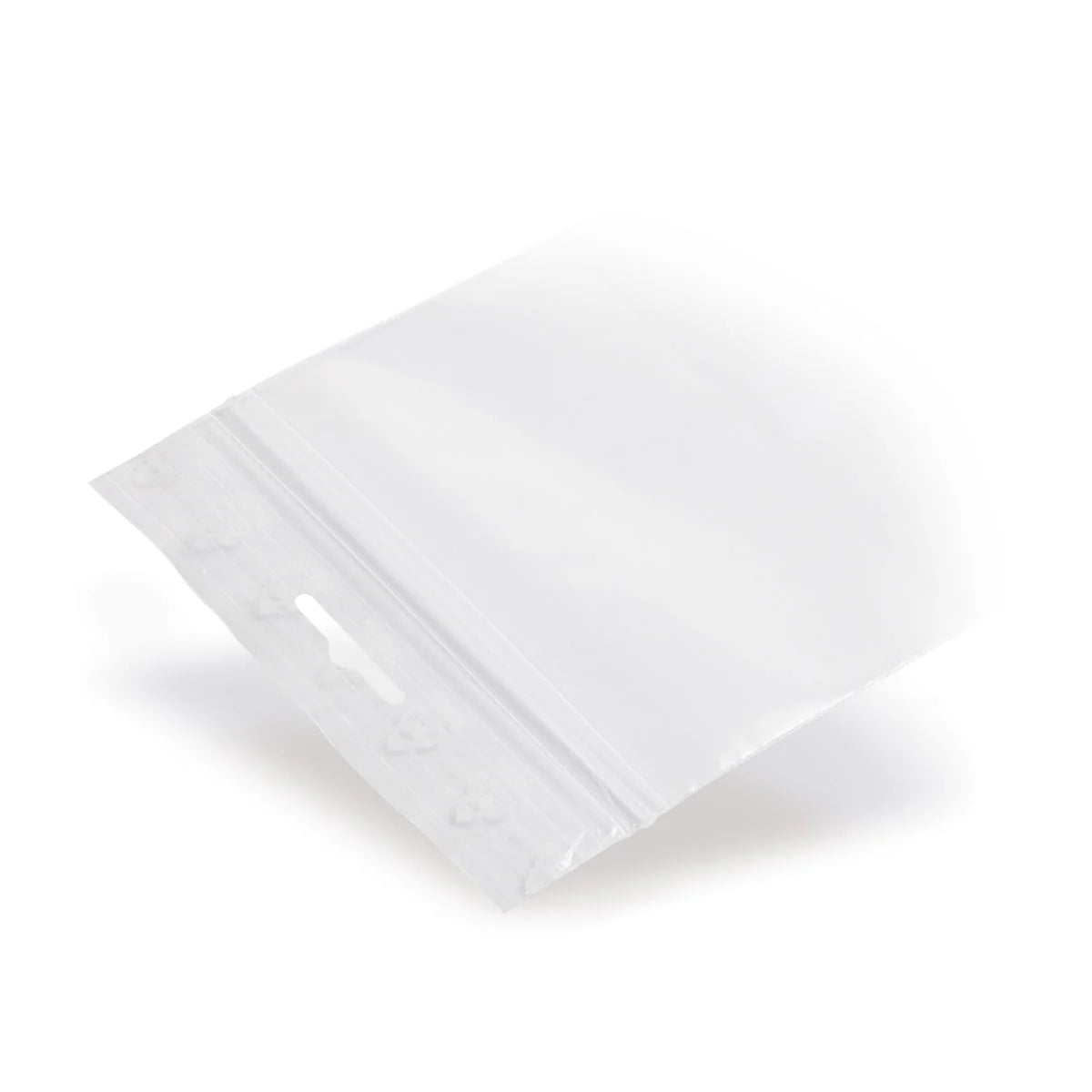LDPE-Druckverschlussbeutel mit Eurolochausstanzung (50 µm)