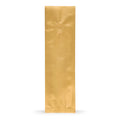 Seitenfaltenbeutel Gold mit Aromaschutzventil
